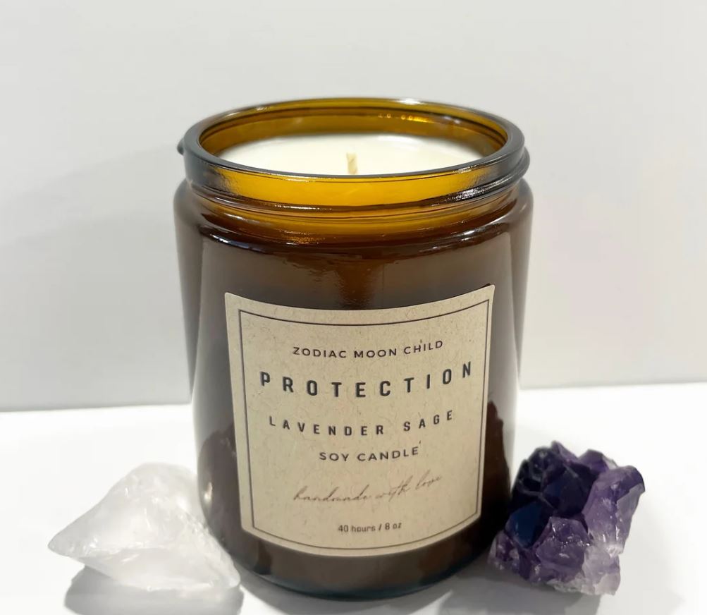 Amber Protection soy candle